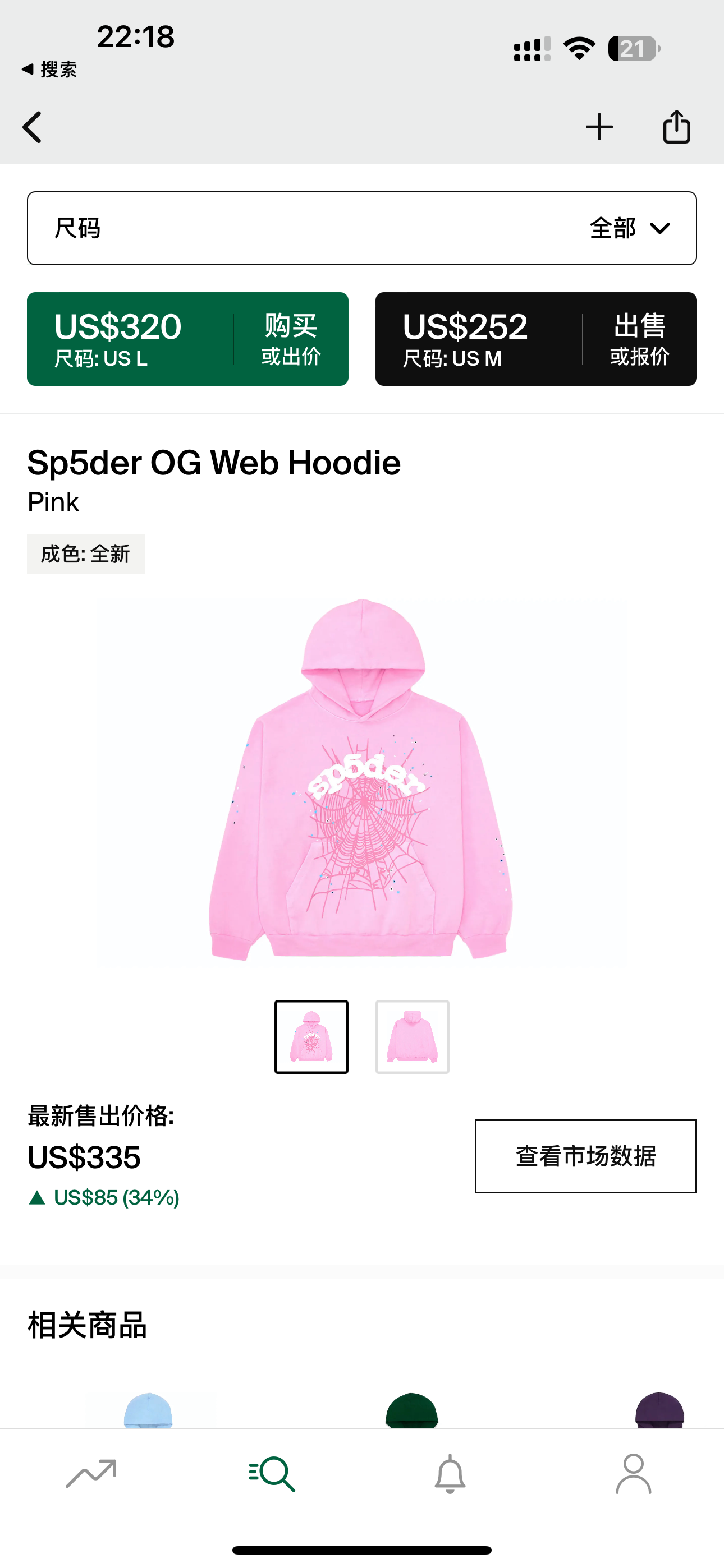 Sp5der Hoodie 1:1