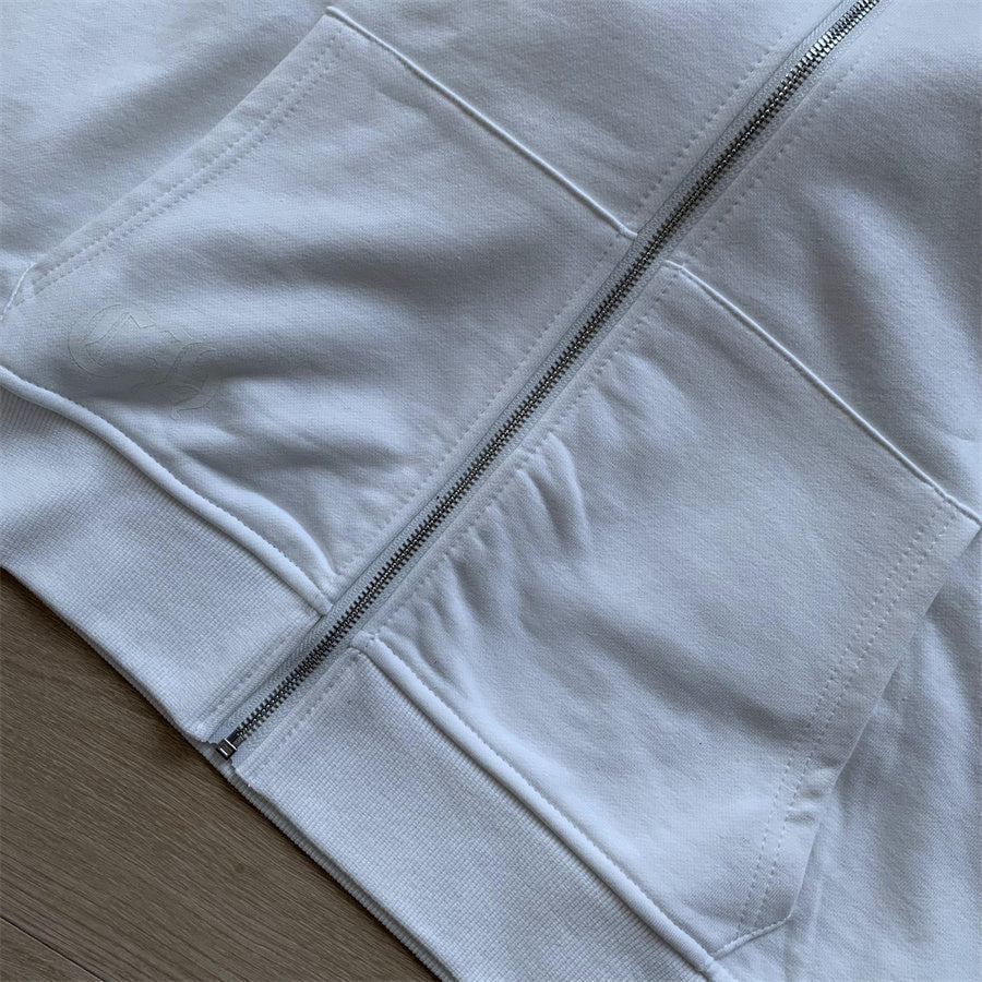 Sudadera con capucha y cremallera Chrome Hearts