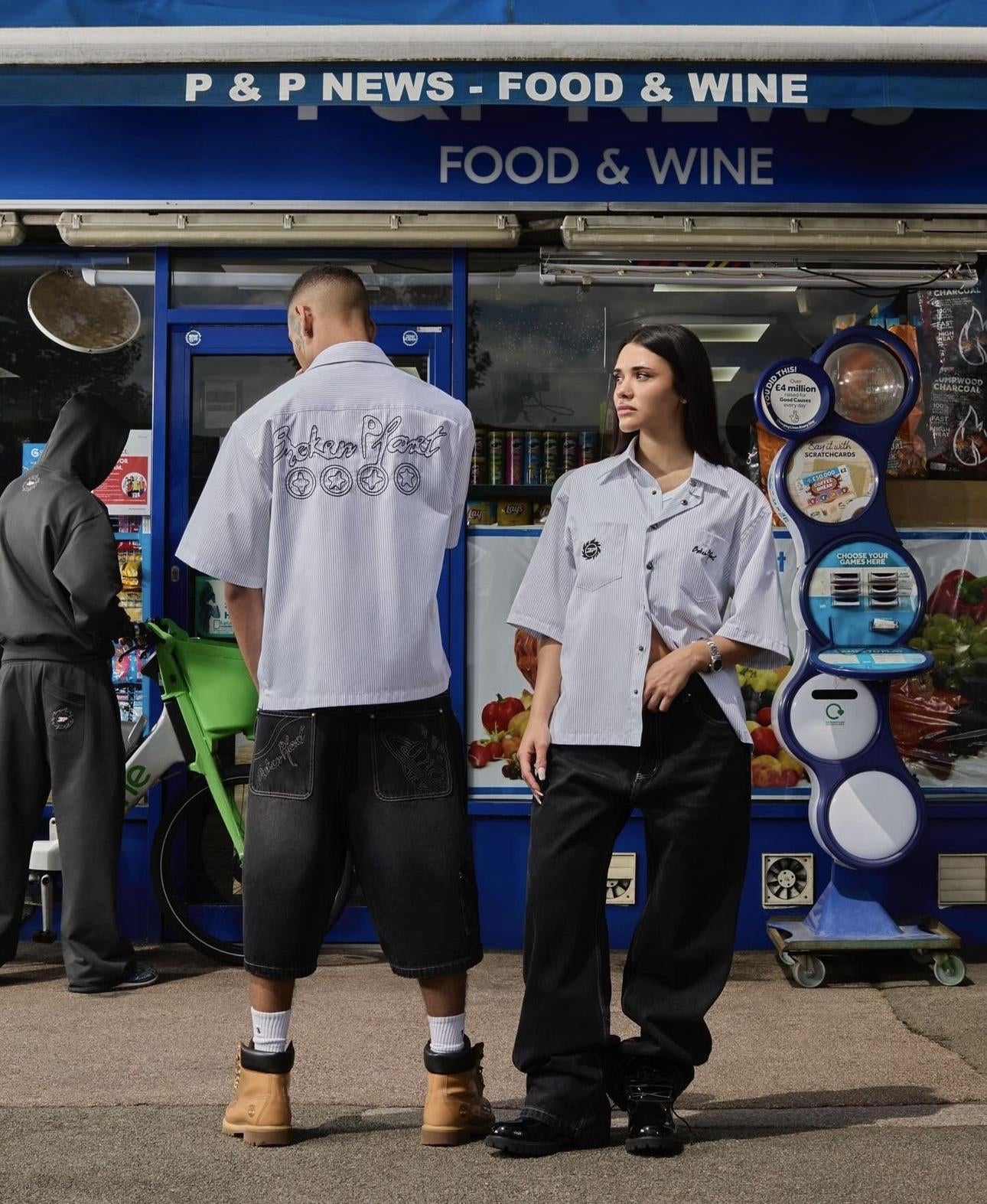 Broken Planet Denim-Jeansshorts