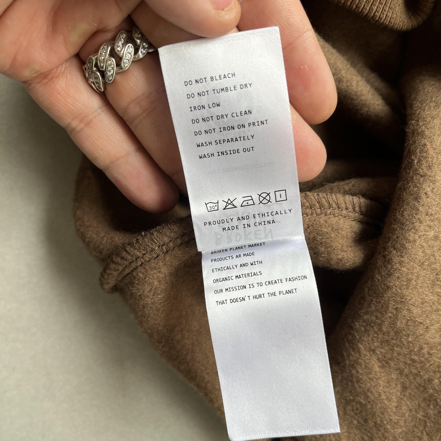 Sudadera con capucha y cremallera Arctic de Broken P Market