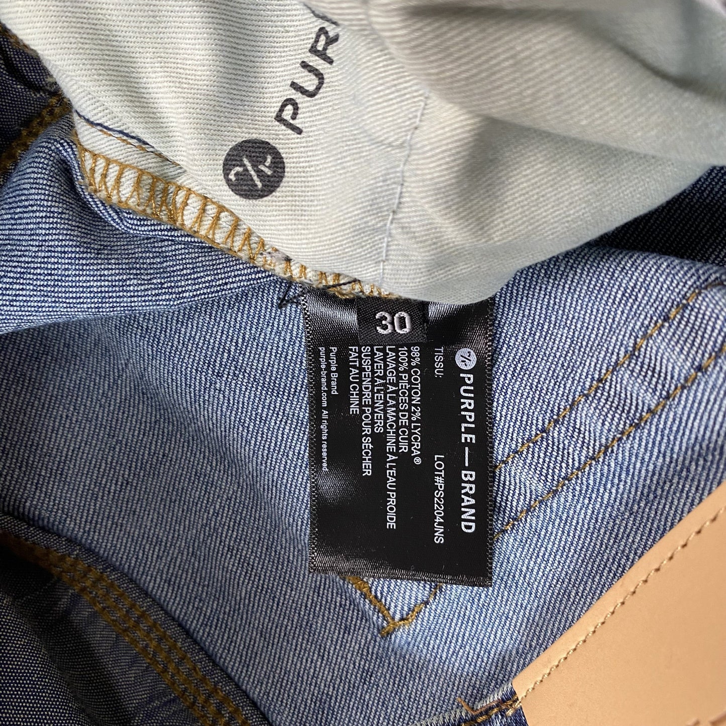 Jeans Slim Purple Brand