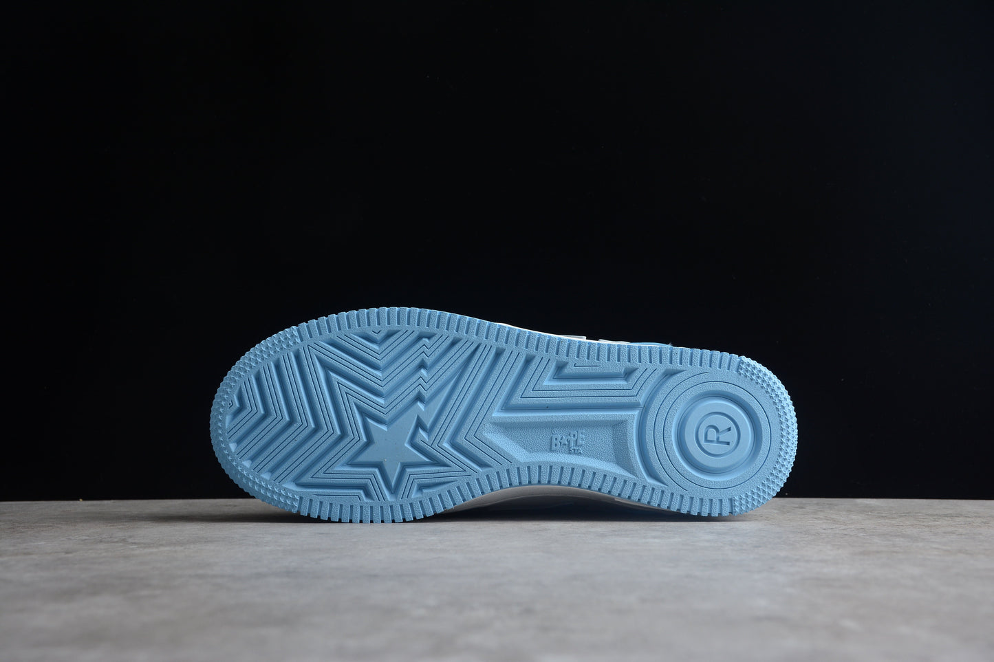 Bape Sta Patent Leather Blu Carolina del Nord