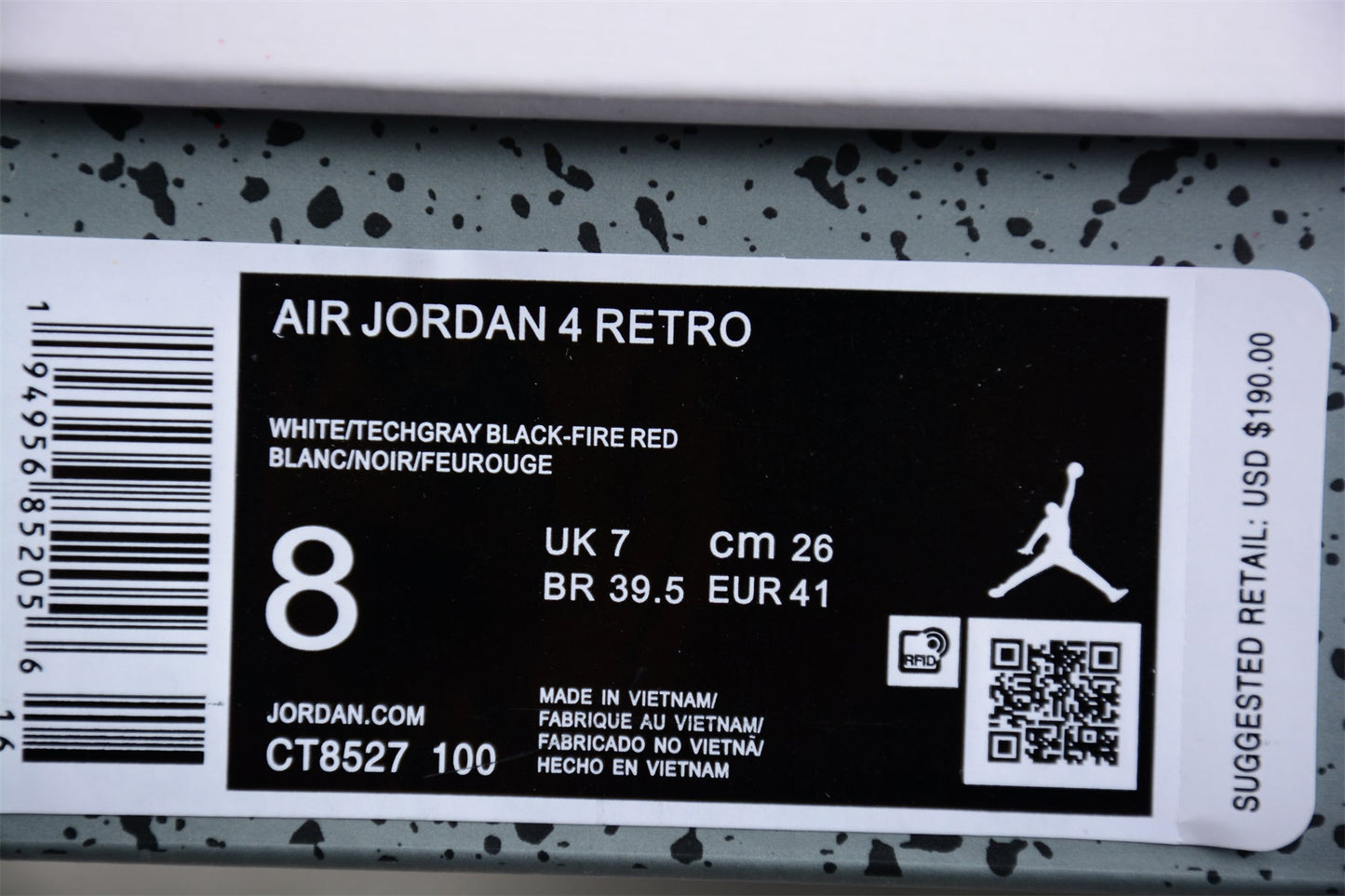AIR JORDAN 4 "WHITE OREO"