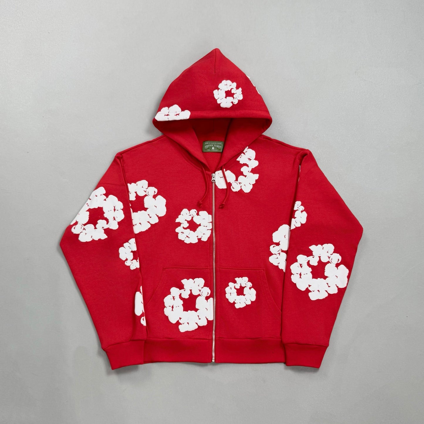 Denim Tears Sudadera con cremallera 4+