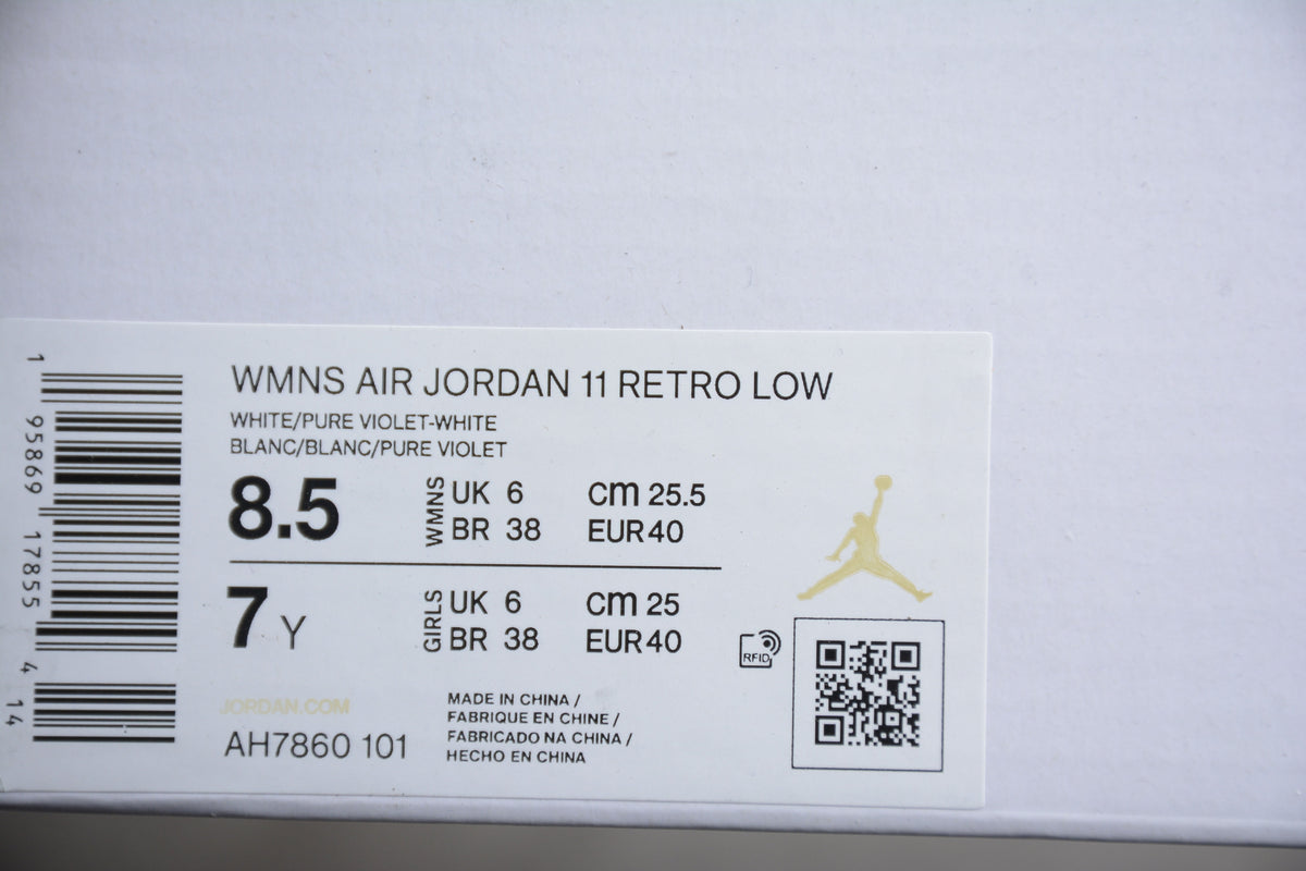Air Jordan 11 Low "Pure Violet"