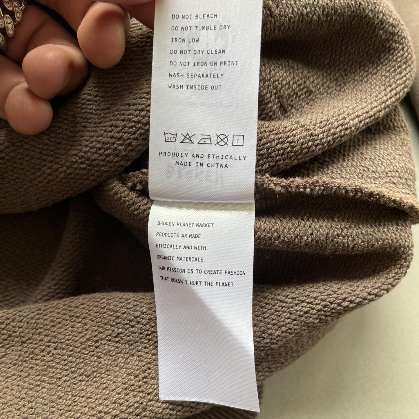 Sudadera con capucha Broken P Market Blue Planet