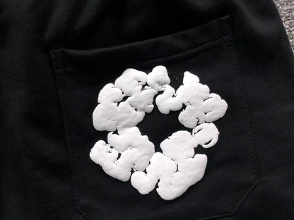 Maglietta con lacrime di denim