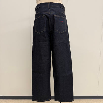 Jeans larghi Supreme in filo di rame nero