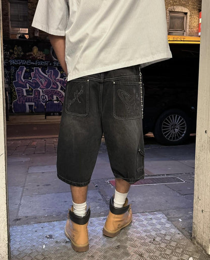 Broken Planet Denim-Jeansshorts 