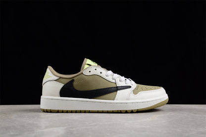 Air Jordan 1 Retro Low Golf Travis Scott Neutral Olive