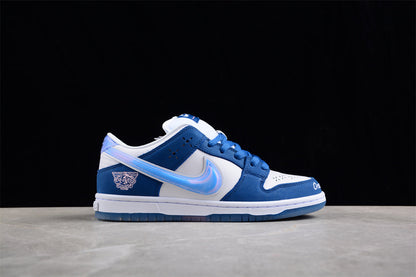 Born x Raised x Nike SB Dunk Low Bianco Blu 