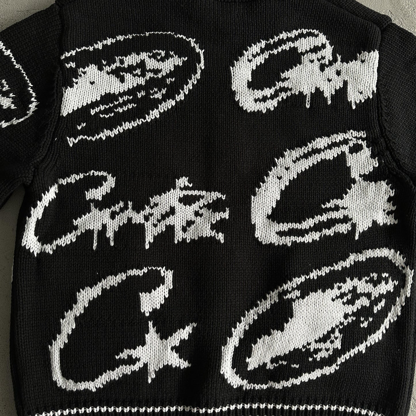 Grobstrickpullover Corteiz aus Jacquard 