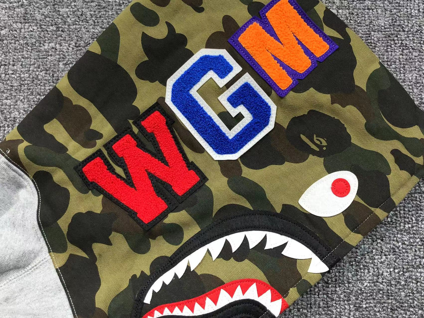 Felpa con cappuccio Bape