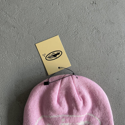 Corteiz Demon Beanie - Beige Mütze