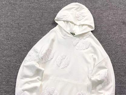 Il denim strappa la ghirlanda di cotone