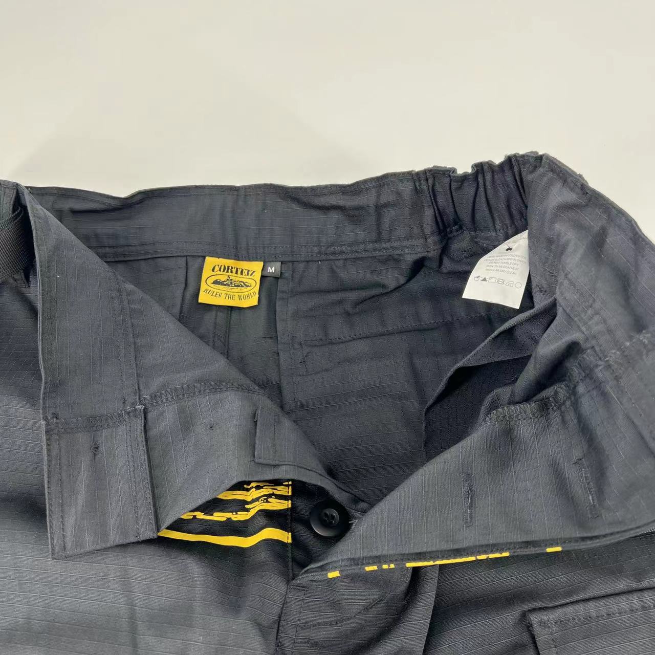 SADWF Corteiz Cargo Pantalones De Trabajo Holgados con Botones