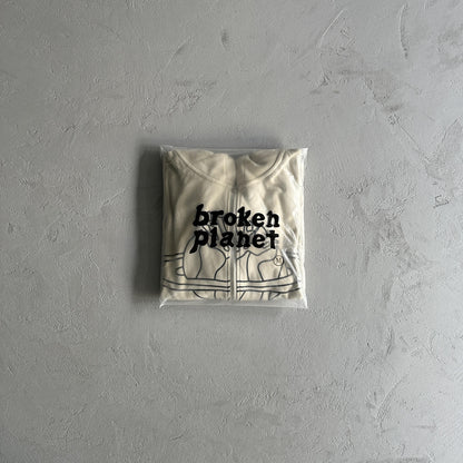 Broken Planet Planet Kapuzenjacke mit Reißverschluss 