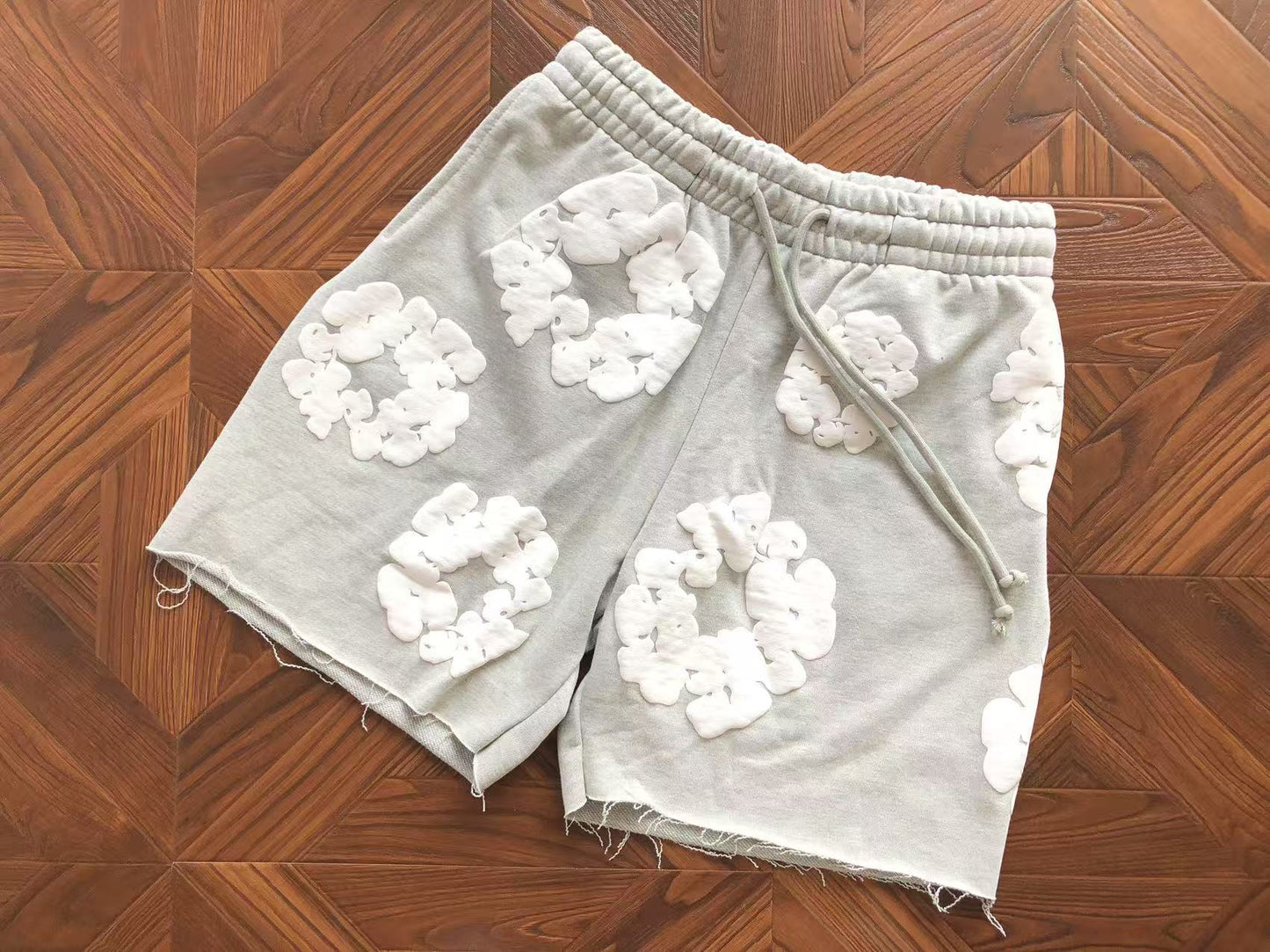 Denim Tears – Shorts mit Baumwollkranz