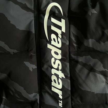Giacca imbottita Trapstar Hyperdrive Technical Black Tiger Camo 