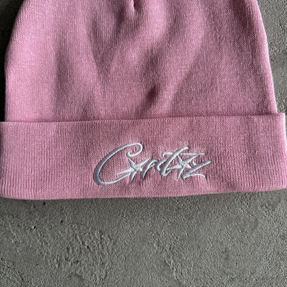 Corteiz Dämon bestickte Beanie-Mütze