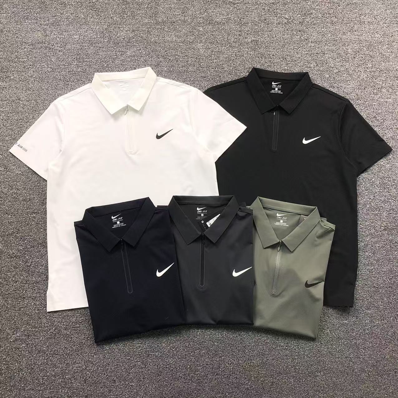 Nike polo de cremallera Dryfit