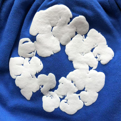 Pantaloncini con strappi in denim 