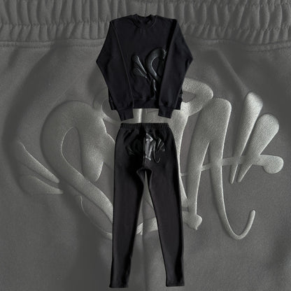 Synaworld Rundhalsanzug Schwarz 