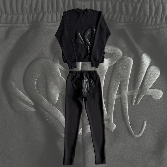 Tuta girocollo Synaworld nera 