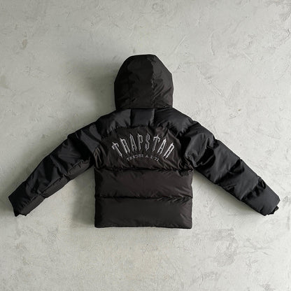 Trapstar Decoded Arch Pufferjacke Schwarz 
