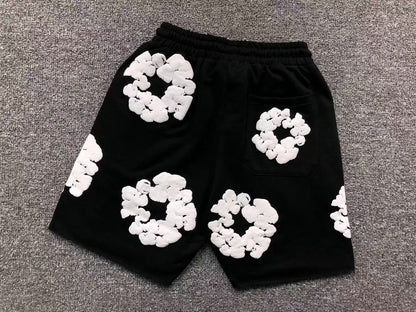 Maglietta con lacrime di denim