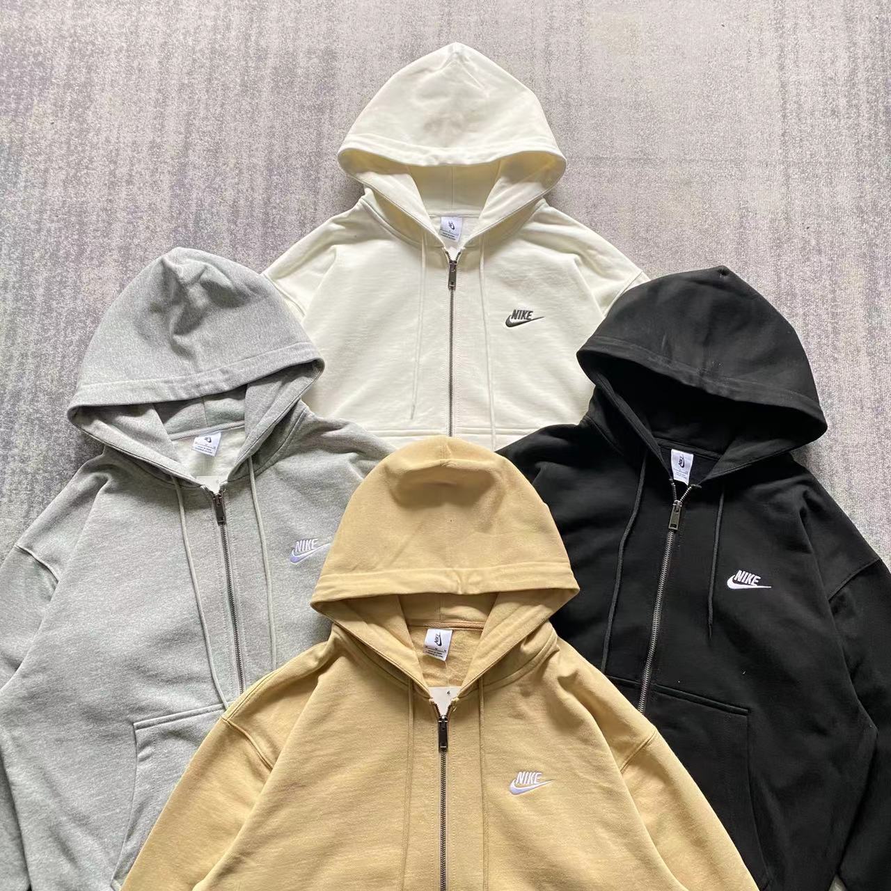 Felpa con cappuccio Nike Zip