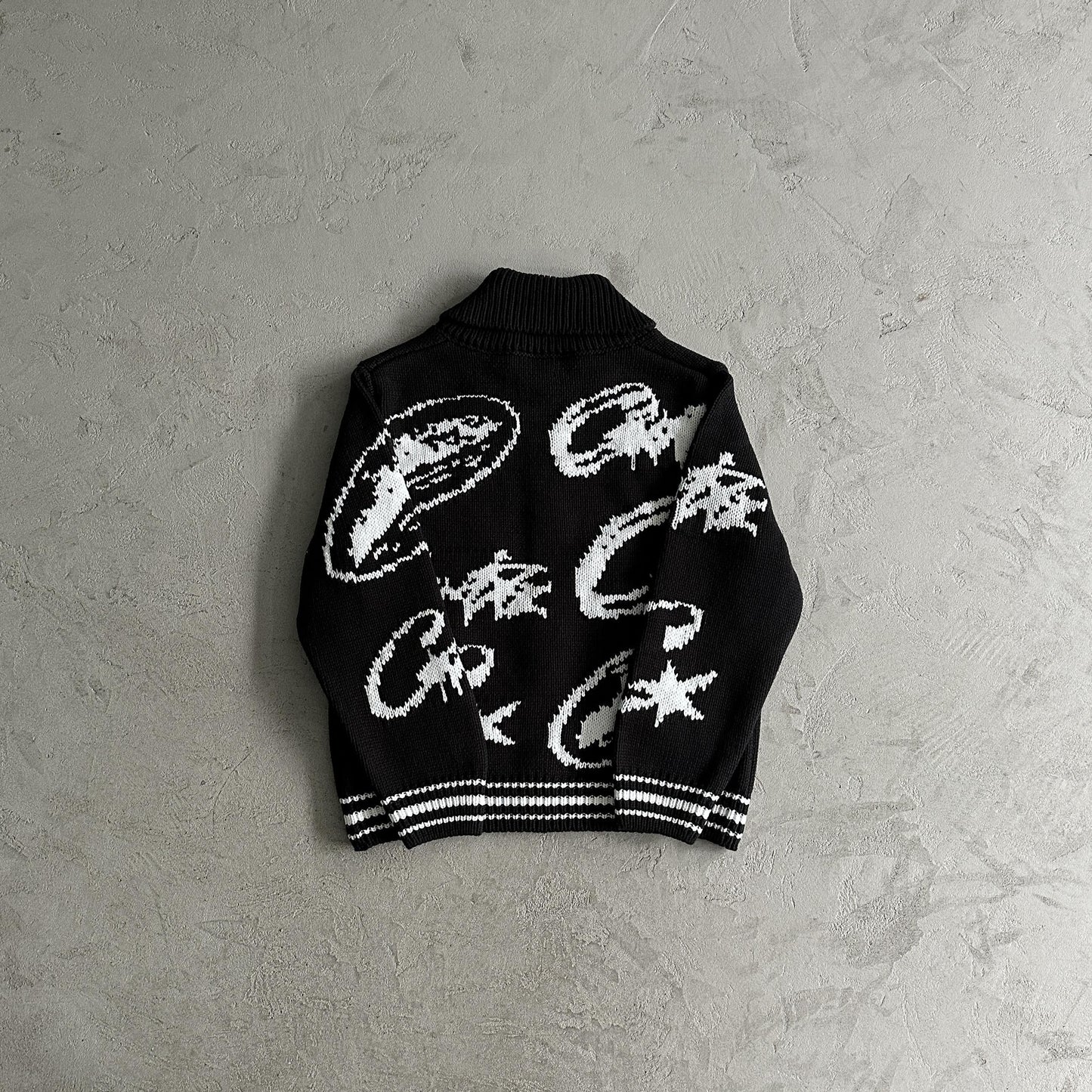 Grobstrickpullover Corteiz aus Jacquard 