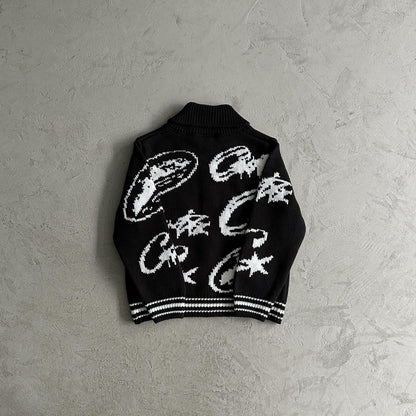 Grobstrickpullover Corteiz aus Jacquard 