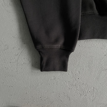 „Broken Planet“-Kapuzenpullover mit Doppelreißverschluss 