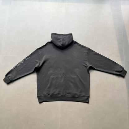 Broken Planet Planet Kapuzenjacke mit Reißverschluss, Grau 