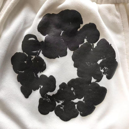 Pantaloncini con strappi in denim 