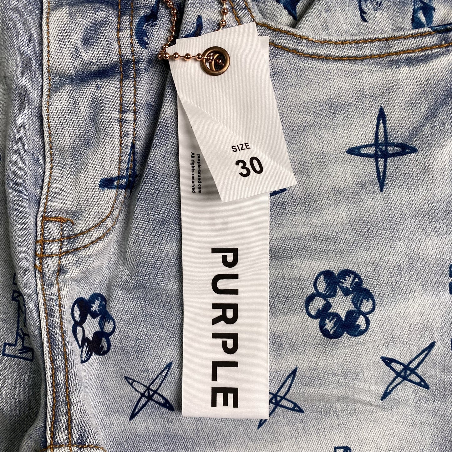 Schmale Jeans der Marke Purple Brand