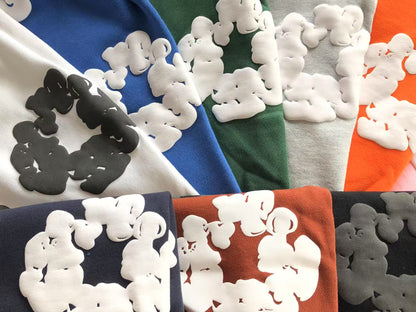 Pantaloncini con strappi in denim 