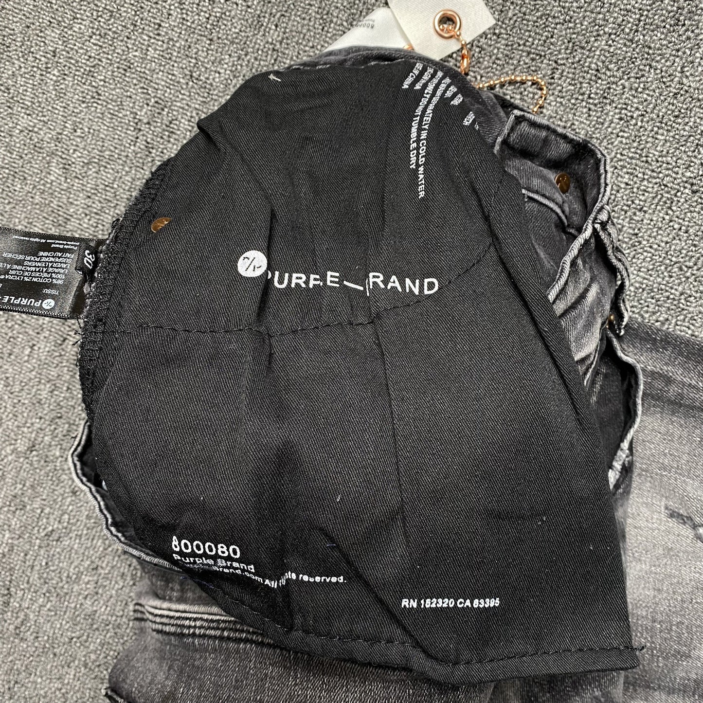 Jeans slim del marchio Purple