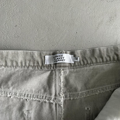 Broken Planet Weiße Sternhose 