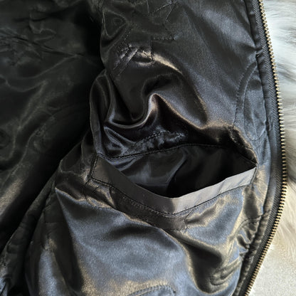 Corteiz Pelzjacke mit Kapuze