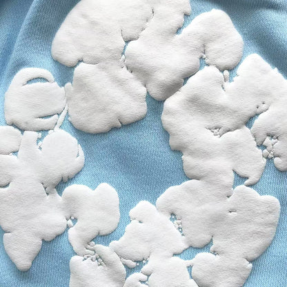 Pantaloncini con strappi in denim 