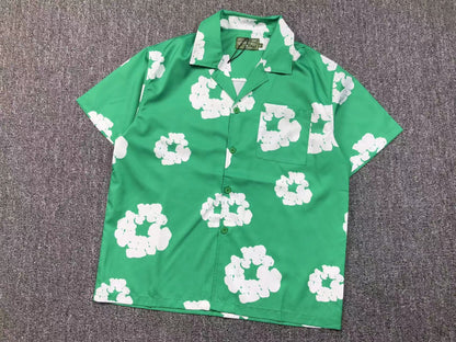 Tuta da bagno con strappi in denim