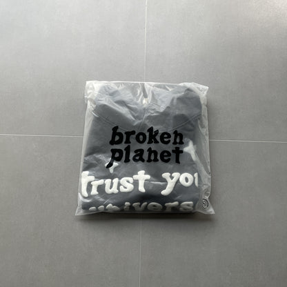 Broken Planet Universe Schwarzes Loch Hoodie 