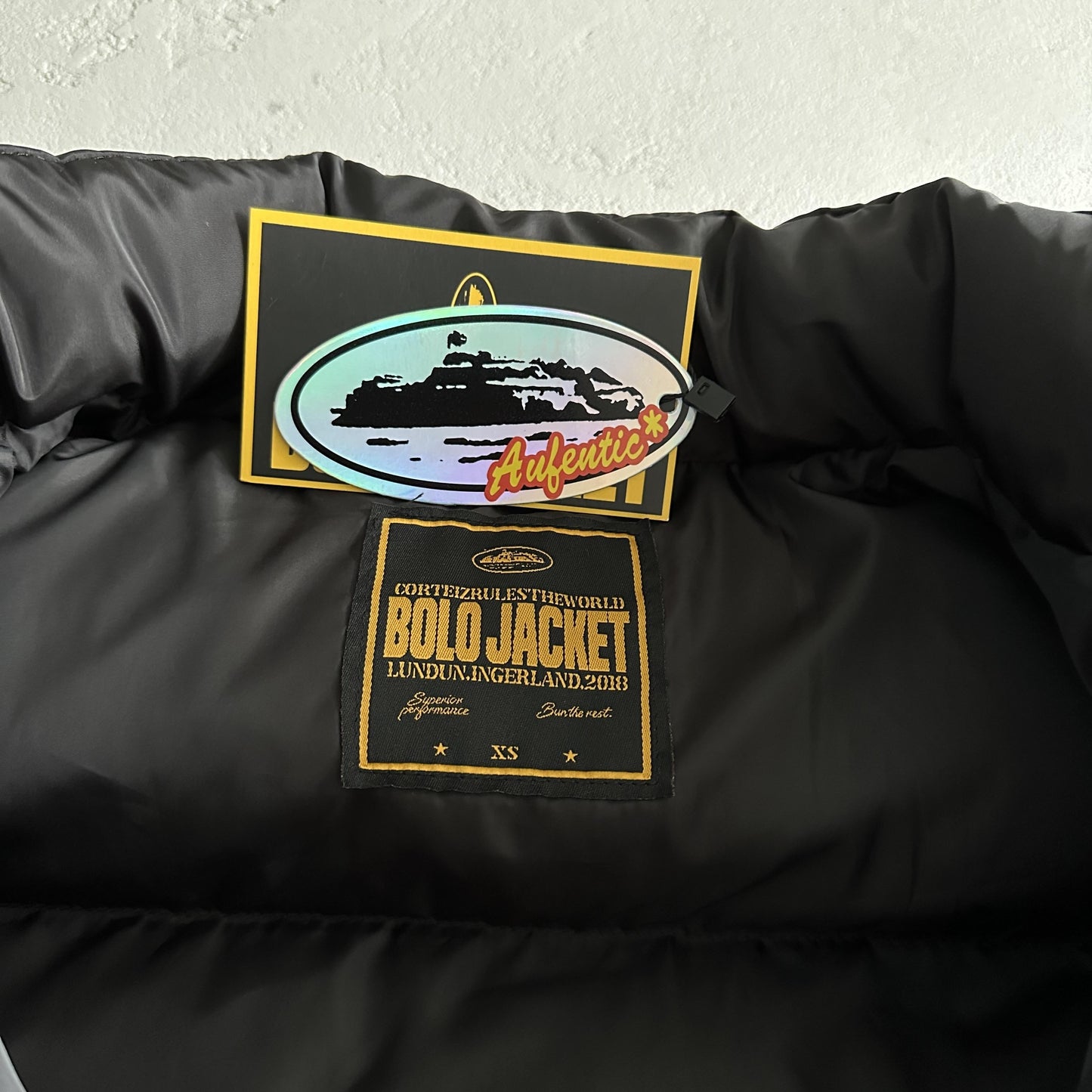 Giacca Bolo nera scura Corteiz