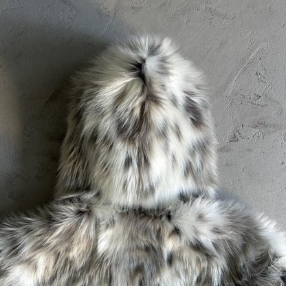 Corteiz Pelzjacke mit Kapuze