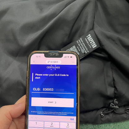 Giacca imbottita Trapstar Decoded Hooded 2.0 