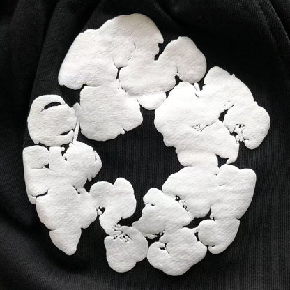 Pantaloncini con strappi in denim 