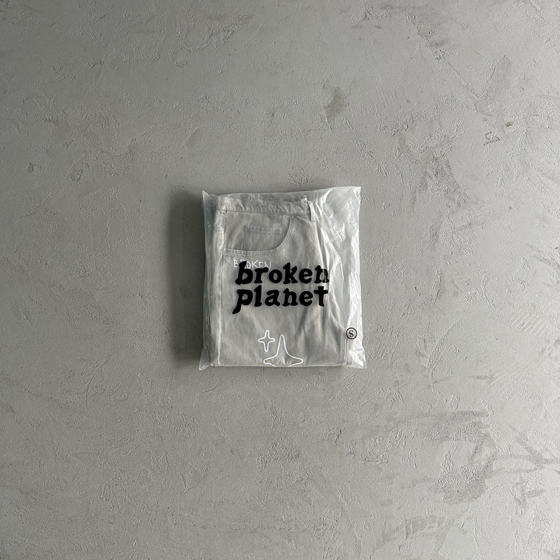Broken Planet White Star Pants