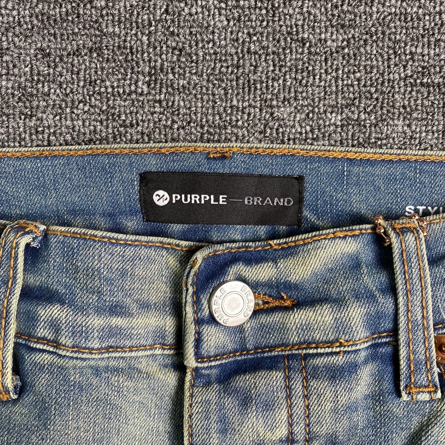 Jeans slim del marchio Purple